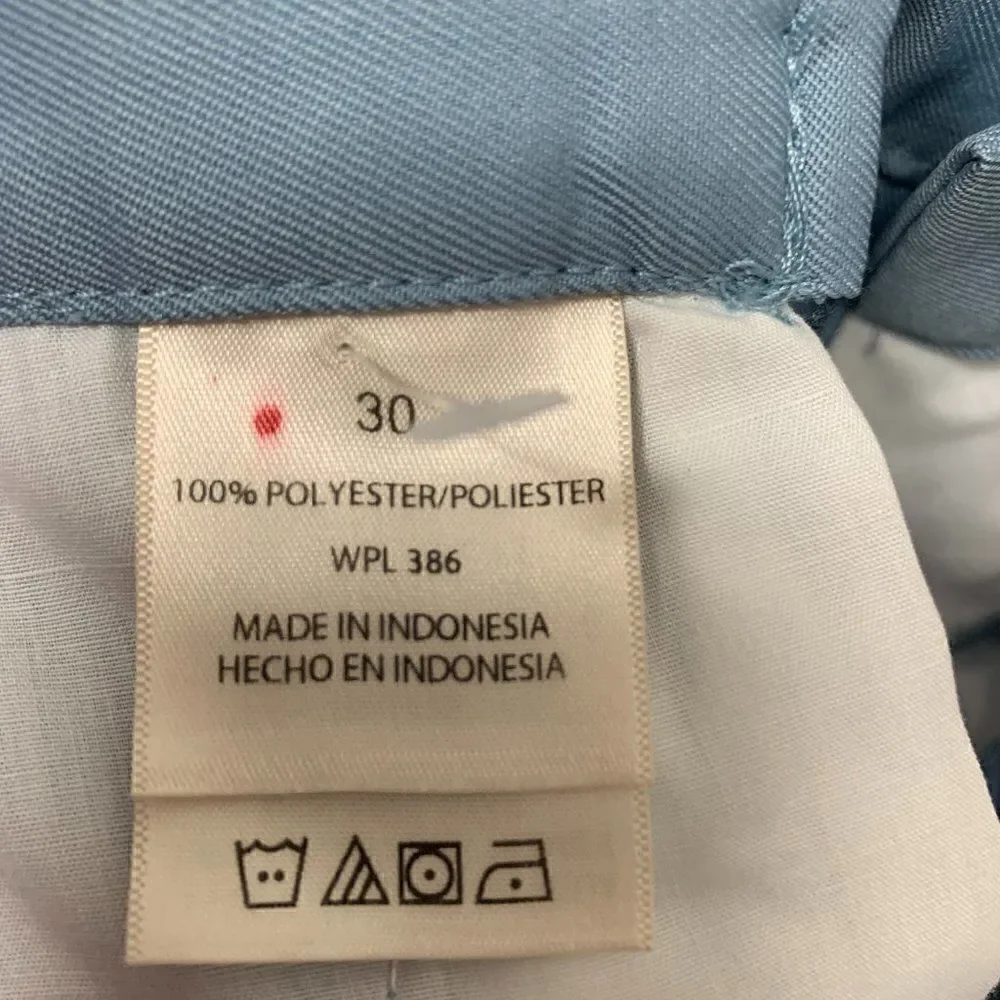 NWT Haggar Blue Shorts Expand Waist Pleated
